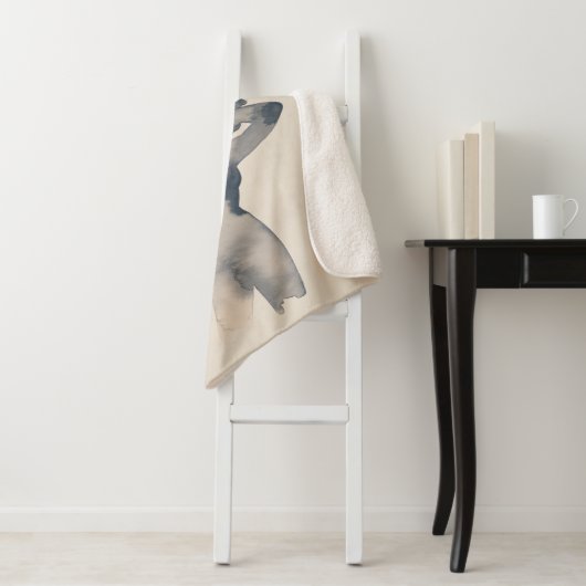 Waterverf Archeress Sherpa Deken (In situ)