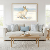Waterverf Arctic Hare Art Poster