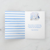 Waterverf Arctische Dieren Bloemendag Kaart (Binnen)