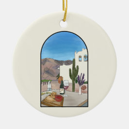 Waterverf Argentinië Salta Keramisch Ornament
