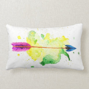 Waterverf Arrow Pillow Kussen