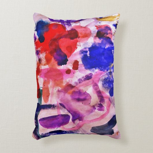 Waterverf Art. Accent Kussen (Voorkant(Verticaal))