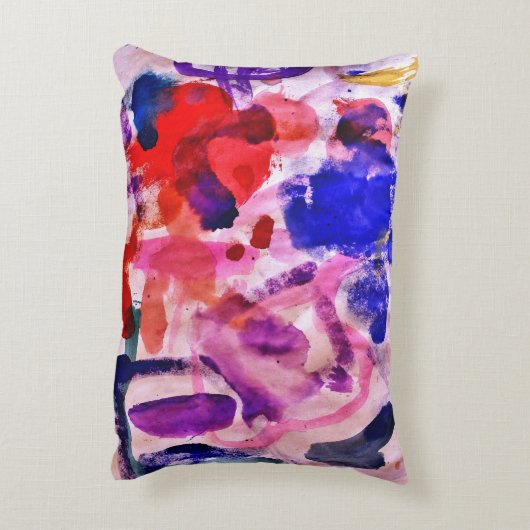 Waterverf Art. Accent Kussen (Achterkant (Verticaal))