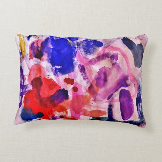 Waterverf Art. Accent Kussen (Achterkant)
