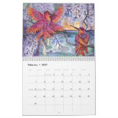 Waterverf Art Agenda Kalender (Feb 2027)