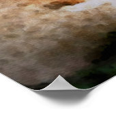 *~* Waterverf Art AP23 Artistieke LIONESS Poster (Hoek)