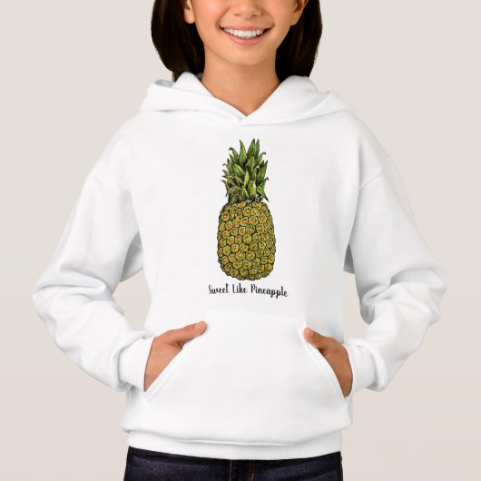 Waterverf Art Cute Pineappel (Voorkant)