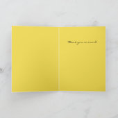 Waterverf Art Cute Pineappel Bedankkaart (Binnen)
