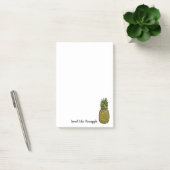 Waterverf Art Cute Pineappel Post-it® Notes (Kantoor)
