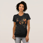 Waterverf Art Deco Flower T-shirt (Voorkant volledig)