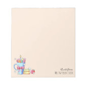 Waterverf Art | Een aantekening van Teacher Name N Notitieblok (Voorkant)