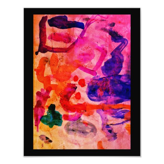 Waterverf Art. Foto Afdruk (Voorkant)