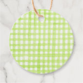 Waterverf Art Lime groen Timeless Spring Multiuse Bedankjes Labels (Voorkant)