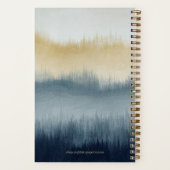 Waterverf Art Notitieboek | 5.5 x 8.5 | Blauw (Achterkant)