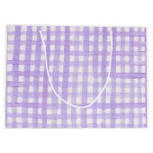 Waterverf Art Paarse Tijdloze Spring Multi Gebruik Groot Cadeauzakje (Achterkant)