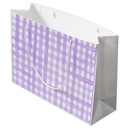 Waterverf Art Paarse Tijdloze Spring Multi Gebruik Groot Cadeauzakje (Achterkant Gekanteld)