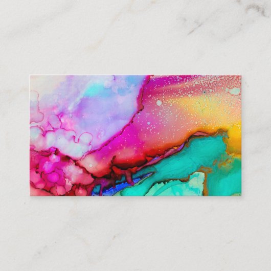 Waterverf Art Painting Visitekaartje (Voorkant)