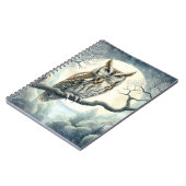 Waterverf Art Screech Uil Notitieboek (Linkerzijde)