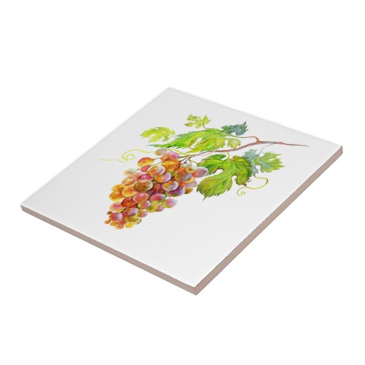 Waterverf. Art Tegel Tegeltje (Zijkant)