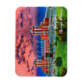 Waterverf Art Windy City van Navy Pier Chicago 192 Magneet (Verticaal)