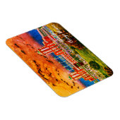 Waterverf Art Windy City van Navy Pier Chicago 192 Magneet (Rechterzijde)