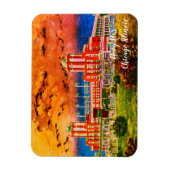 Waterverf Art Windy City van Navy Pier Chicago 192 Magneet (Verticaal)