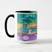 Waterverf Art Windy City van Navy Pier Chicago 192 Mok (Links)