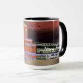 Waterverf Art Windy City van Navy Pier Chicago 192 Mok (Voorkant rechts)