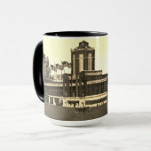 Waterverf Art Windy City van Navy Pier Chicago 192 Mok (Voorkant links)