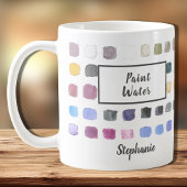 Waterverf Artiest Name Monogram Paint Water Koffiemok