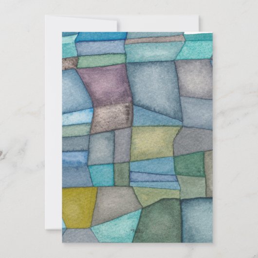 Waterverf Artiest Verjaardagsfeest Custom Kaart (Achterkant)