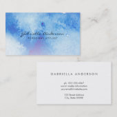 Waterverf artiest visitekaartje (Voorkant / Achterkant)