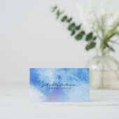 Waterverf artiest visitekaartje (Staand voorkant)