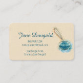 Waterverf Artistic Feather Pen Classic Writer's Visitekaartje (Voorkant)