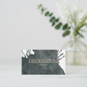 Waterverf artistiek expressief visitekaartje (Staand voorkant)