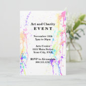 Waterverf: Artistieke aangepaste gebeurtenis uitvo Kaart (Staand voorkant)