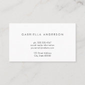 Waterverf artistieke beroertes visitekaartje (Achterkant)