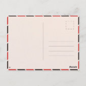 Waterverf Aspen Colorado berg  Meisje Briefkaart (Achterkant)