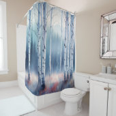 Waterverf Aspen Forest Douchegordijn (In situ)