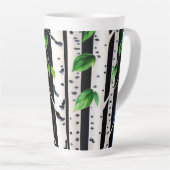 Waterverf Aspen Trees Latte Mok (Rechterhoek)