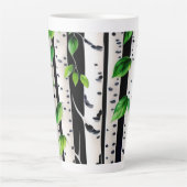 Waterverf Aspen Trees Latte Mok (Voorkant)