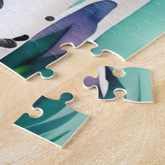 Waterverf Aspen Trees Legpuzzel (Zijkant)