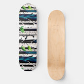 Waterverf Aspen Trees Persoonlijk Skateboard (Voorkant)