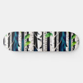 Waterverf Aspen Trees Persoonlijk Skateboard (Horizontaal)