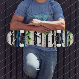 Waterverf Aspen Trees Persoonlijk Skateboard