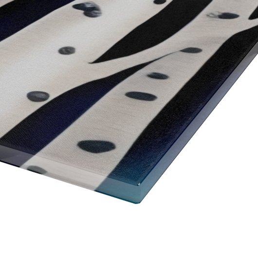 Waterverf Aspen Trees Snijplank (Hoek)