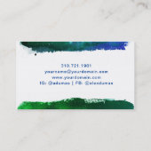 Waterverf Astrologie Psychisch Lezen Visitekaartje (Achterkant)