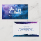 Waterverf Astrologie Psychisch Lezen Visitekaartje (Voorkant / Achterkant)