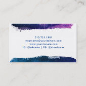 Waterverf Astrologie Psychisch Lezen Visitekaartje (Achterkant)