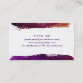 Waterverf Astrologie Psychisch Lezen Visitekaartje (Achterkant)